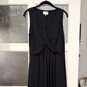 SOMA Sleeveless Twist Jersey Dress size L